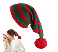 Chapeau de Noël Tricoté - Chapeau de Père Noël Tricoté pour Femmes - Bonnet Confortable Pour Hommes Froid D'hiver Utilisation Quotidienne Pour Filles Et Garçons Activités De La Veille Rassemblements
