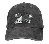 Chapeau de Noël Unisexe Collie Dog Peaked Cap Fashion Unisex Truck Driver Casquettes de Baseball du père Cadeau de Mode