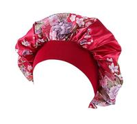 Chapeau de nuit en Satin doux for femmes, large bande élastique, couverture contre la perte de cheveux, Bonnet en Satin, beauté des cheveux, bonnets de chimio, soins(Brass)