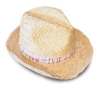 chapeau de paille evjf - sud trading cd6362 Gris G