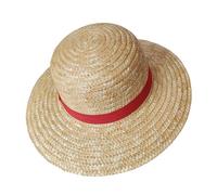 Chapeau De Paille Luffy, Chapeau De Cosplay Anime Luffy, Accessoires De Performance Luffy, Chapeau De Fête De Costume Luffy, Chapeau De Paille Jaune Pour Les Fans, Chapeau De Paille Luffy Cosplay