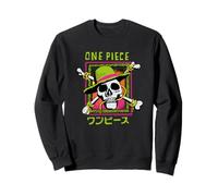 Chapeau de paille One Piece Skull & Crossbones Logo Pirates Kanji Sweatshirt