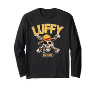 Chapeau de paille Pirates Singe D Luffy Skull Crossbones Anime Manche Longue