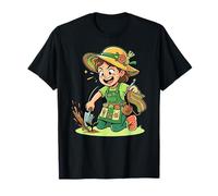Chapeau de Paille pour Femme en Crochet et Jardinage T-Shirt