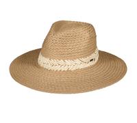 Chapeau de paille unisexe avec bandeau blanc taille ajustable