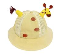 Chapeau de Pêche Enfants Chapeau en Maille Respirant Chapeau de Soleil Anti UV Bob Bébé Filles Garçons Mignon Dinosaures Cerf Eté Hat Casquette de Visière Pliable Chapeau de Plage 2-4ans