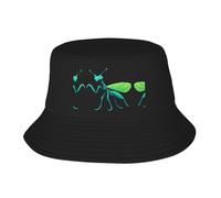 Chapeau de pêcheur à motif Mantis phosphorescent - Pliable et facile à ranger, un excellent outil pour la pêche, la randonnée, le camping et les vacances à la plage