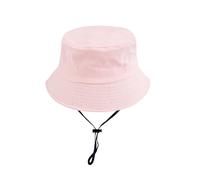 Chapeau de pêcheur à plaque lumineuse clignotante pour enfants, Modèle en pur coton couleur unie doux, Tour de tête réglable pour garçons et filles, Parfait pour les fêtes nocturnes et événements