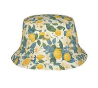 Chapeau De Pêcheur Aquarelle De Fleurs De Citronnier Chapeau Pêche Respirant Léger Chapeaux De Seau pour Excursions Été Loisirs Chapeaux De Visière