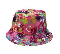 Chapeau de pêcheur avec texte souhaité Parasol Seau Piscine Chapeau Casquette de baseball Chapeau de pêcheur Fille 58, Rose, taille unique