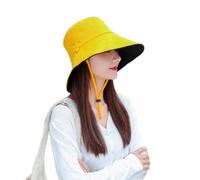 Chapeau De Pêcheur Chapeau De Soleil Chapeau De Soleil Pliable D’été, Chapeau De Seau Las, Protection UV, Crème Solaire, Coton, pour La Pêche, La Chasse, À Large Bord, C7 Ginger, A