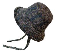 Chapeau de pêcheur pliable pour femme - Seau souple - Protection contre le soleil - Tendance - Respirant - Printemps - Plage - Vacances, Noir , I