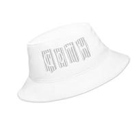 Chapeau de pêcheur punk réglable avec imprimé lettres pour Halloween, fête d'Halloween, tissu en coton confortable, couvre-chef, unisexe, chapeau de soleil pour un usage quotidien