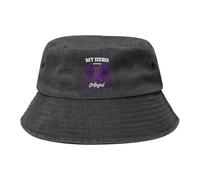 Chapeau De Pêcheur Sensibilisation À L'Hypertension Pulmonaire Wing Angel pour Vintage Bucket Hat Vintage Chapeaux De Seau Protection UV Chapeau De Seau pour Randonnée Camping Outdoor