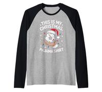 Chapeau de Père Noël Amusant avec Ballon de Football « This is My Christmas » Manche Raglan