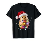 Chapeau de Père Noël Amusant avec Pommes de Terre - Lumières de Noël - pour Homme et Femme T-Shirt