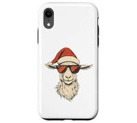 Chapeau de Père Noël Amusant et Mignon en Forme de chèvre Coque pour iPhone XR