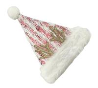 Chapeau de Père Noël avec corne de cerf pour tous les âges - Réunion de famille - Thème du Père Noël chaud - Accessoire de fête de Noël