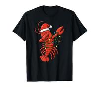 Chapeau de Père Noël avec Homard pour garçons et Filles T-Shirt