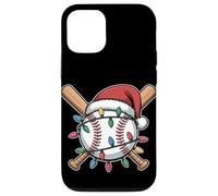 Chapeau de Père Noël Batte de baseball et balle Coque pour iPhone 12/12 Pro