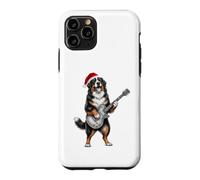 Chapeau de Père Noël Berner Guitare électrique Fête de Noël Coque pour iPhone 11 Pro