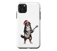 Chapeau de Père Noël Berner Guitare électrique Fête de Noël Coque pour iPhone 11 Pro Max