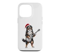 Chapeau de Père Noël Berner Guitare électrique Fête de Noël Coque pour iPhone 13 Pro