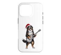 Chapeau de Père Noël Berner Guitare électrique Fête de Noël Coque pour iPhone 16 Pro