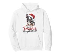 Chapeau de Père Noël Bouledogue français Have a Frenchie Merry Christmas Sweat à Capuche