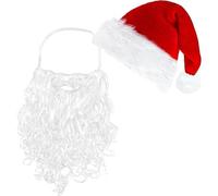 Chapeau de Père Noël classique confortable pour adultes | Chapeau de Père Noël classique pour événements scolaires, fêtes de rue, scène