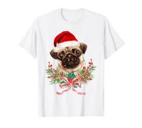 Chapeau de Père Noël Couronne de Père Noël Joyeux Noël Pyjama de Noël Enfants T-Shirt