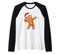 Chapeau de Père Noël Dabbing Ginger Bread Christmas Manche Raglan