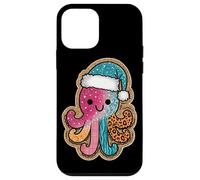 Chapeau de Père Noël Festif en Forme de Pieuvre Coque pour iPhone 12 Mini