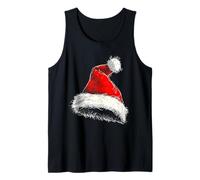 Chapeau de Père Noël Graphique X-Mas Illustration Famille Chapeau de Père Noël Débardeur