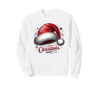 Chapeau de Père Noël Merry Christmas Graphique Vacances Hommes Femmes Adolescents Sweatshirt