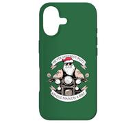 Chapeau de Père Noël « Never Underestimate Old Man on a Bike » Coque pour iPhone 17