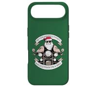 Chapeau de Père Noël « Never Underestimate Old Man on a Bike » Coque pour iPhone Air
