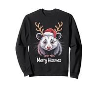 Chapeau de Père Noël Opossum Merry Hissmas Christmas Sweatshirt