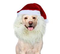 Chapeau De Père Noël pour Chats Et Chiens - Bonnet De Noël Drôle Et Mignon en Velours Doux,Idéal pour Vêtement Chaud Animal Hiver Soirée Familiale Déguisement Ados Filles Garçons