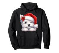 Chapeau de Père Noël pour Chien West Highland White Terrier Sweat à Capuche
