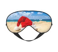 Chapeau de Père Noël pour dormir avec des yeux - Design mis à jour - Bloque la lumière - Pour homme et femme - Cadeaux de voyage