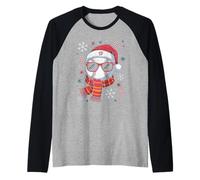 Chapeau de Père Noël pour Enfants garçons Manche Raglan