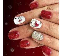 Chapeau de Père Noël Scintillé Sabot Persistant Arbre de Noël Création de Branche d ' Hiver Polystyrène Frauduleux pour les Incidents de Fête Noël Scintillé