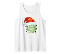 Chapeau de Père Noël Sprout Plant Funny Christmas Vegan Débardeur