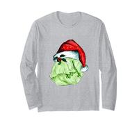 Chapeau de Père Noël Sprout Plant Funny Christmas Vegan Manche Longue