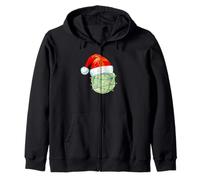 Chapeau de Père Noël Sprout Plant Funny Christmas Vegan Sweat à Capuche