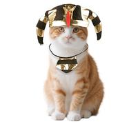 Chapeau de Pharaon Égyptien pour Animaux de Compagnie Déguisement Halloween Chien Accessoire Déguisement Chat Chien pour Halloween Cosplay Anniversaire
