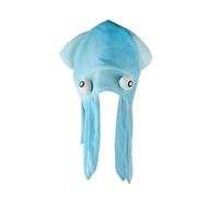 Chapeau de pieuvre pour enfants Coiffure drôle, mignonne et réaliste | Chapeaux d'animaux de l'océan Octopus Convient pour les femmes et les hommes pour les fêtes costumées et Halloween