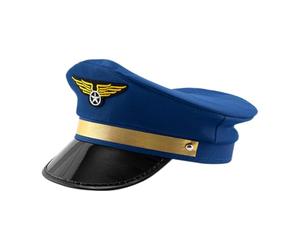 Chapeau de pilote de protection solaire vintage pour costume d'amiral