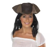 Chapeau De Pirate Avec Cheveux Accessoire De Costume